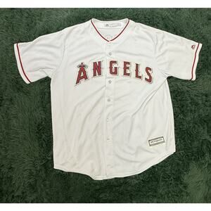 2012 Majestic Los Angeles Angels Albert Pujols #5 MLB Baseball Jersey White XL